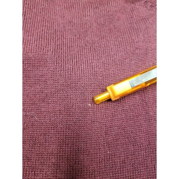 Raffi Mens V-Neck Merino Wool Sweater XXL Burgundy - Picture 5 of 8